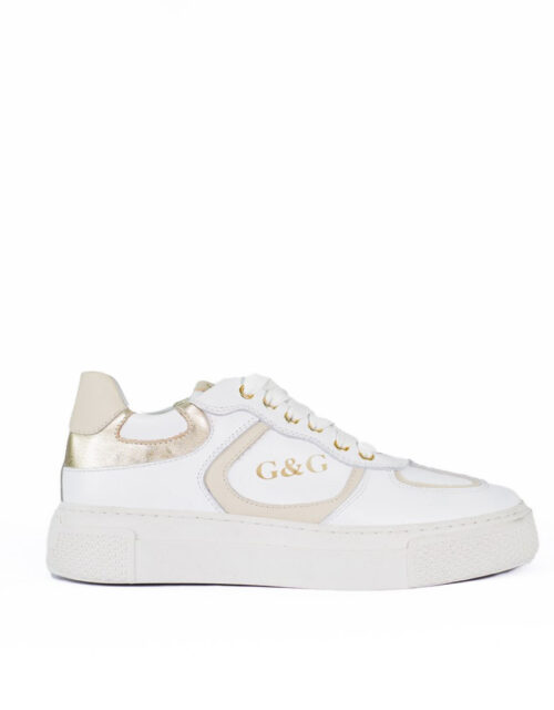 White and beige shoe