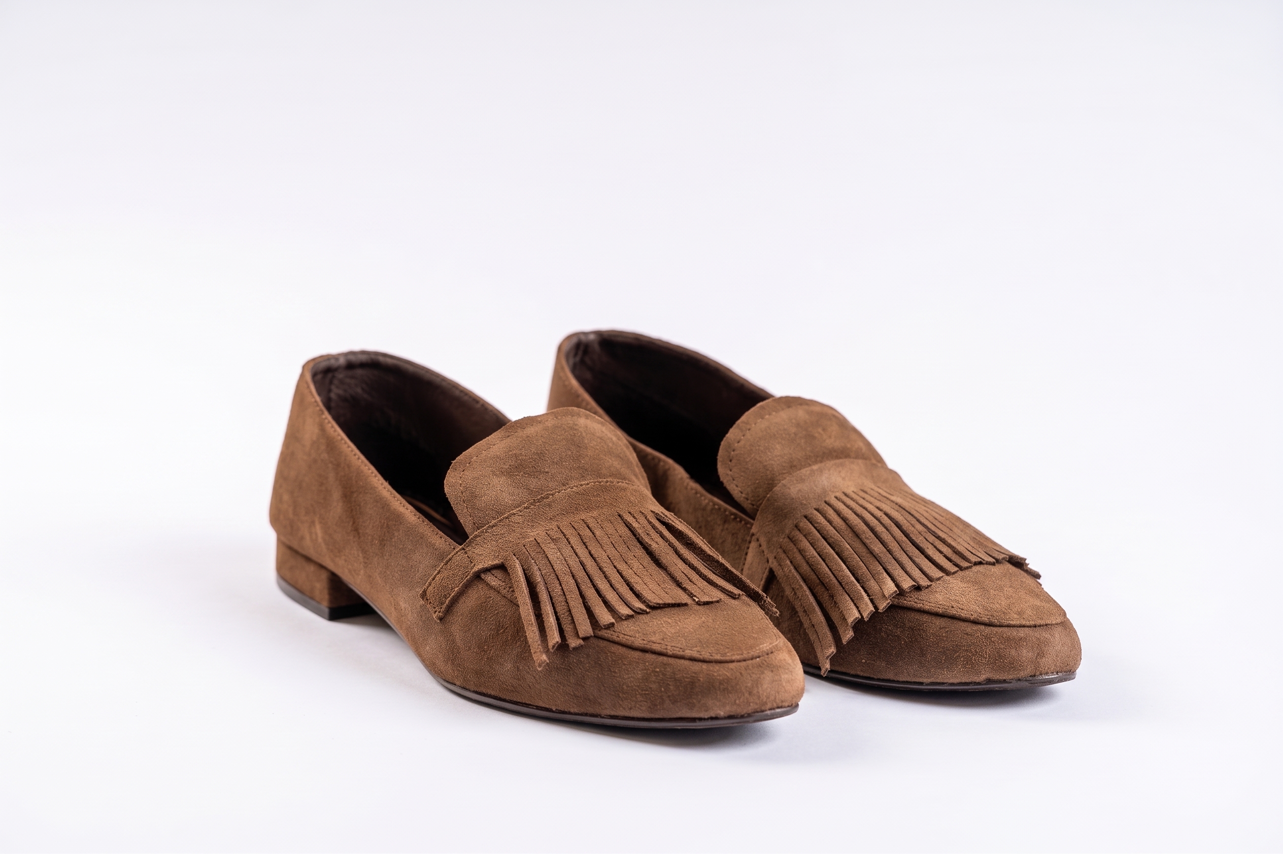 Mocassino con Frange Marrone 3 Mocassino con Frange Marrone – Image 3